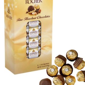 Ferrero Rocher feine Haselnuss Pralinen, 1,3 Unzen, 12 Zähler