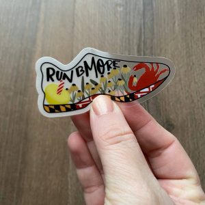 die Buchstaben mdn – Lauf Baldimore Vinyl Aufkleber