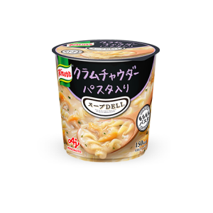 Ajinomoto, Knorr, Suppe Deli Serie, Instant Suppe mit Pasta, “Clam Chowder”,38g