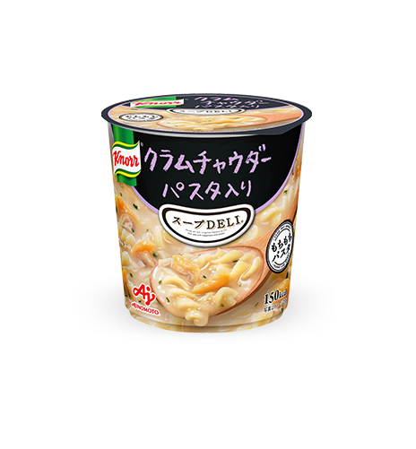 Ajinomoto, Knorr, Suppe Deli Serie, Instant Suppe mit Pasta, “Clam Chowder”,38g