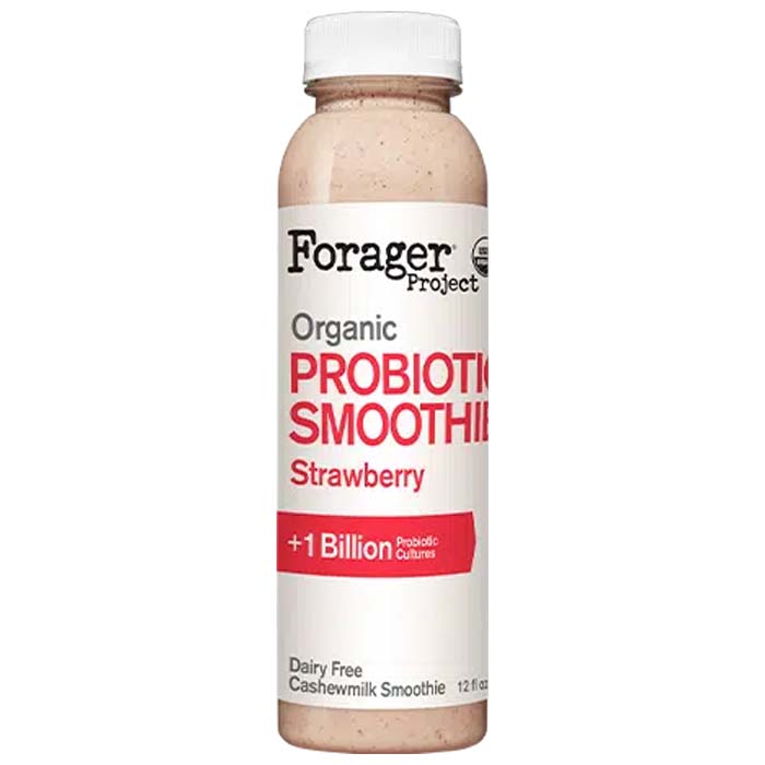Forager – Smoothie Erdbeere Df, 12oz – Packung mit 6 Stück