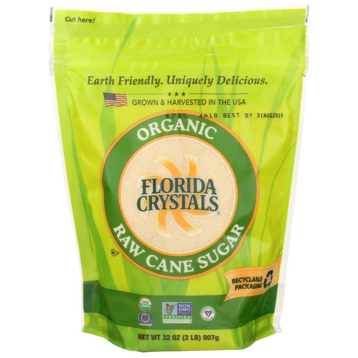Florida Kristalle – Zuckerrohr Bio 2 Lb – Packung mit 6