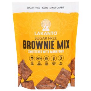 Lakanto brownie mix, 9,71 Unzen Packung mit 8