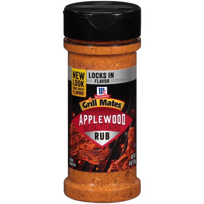 GRILL MATES – RUB APPLEWOOD DRY 6 OZ – Packung mit 6
