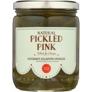 Eingelegte rosa Lebensmittel LLC Pickles Gourmet Jalapeno 16 Oz – Packung mit 6