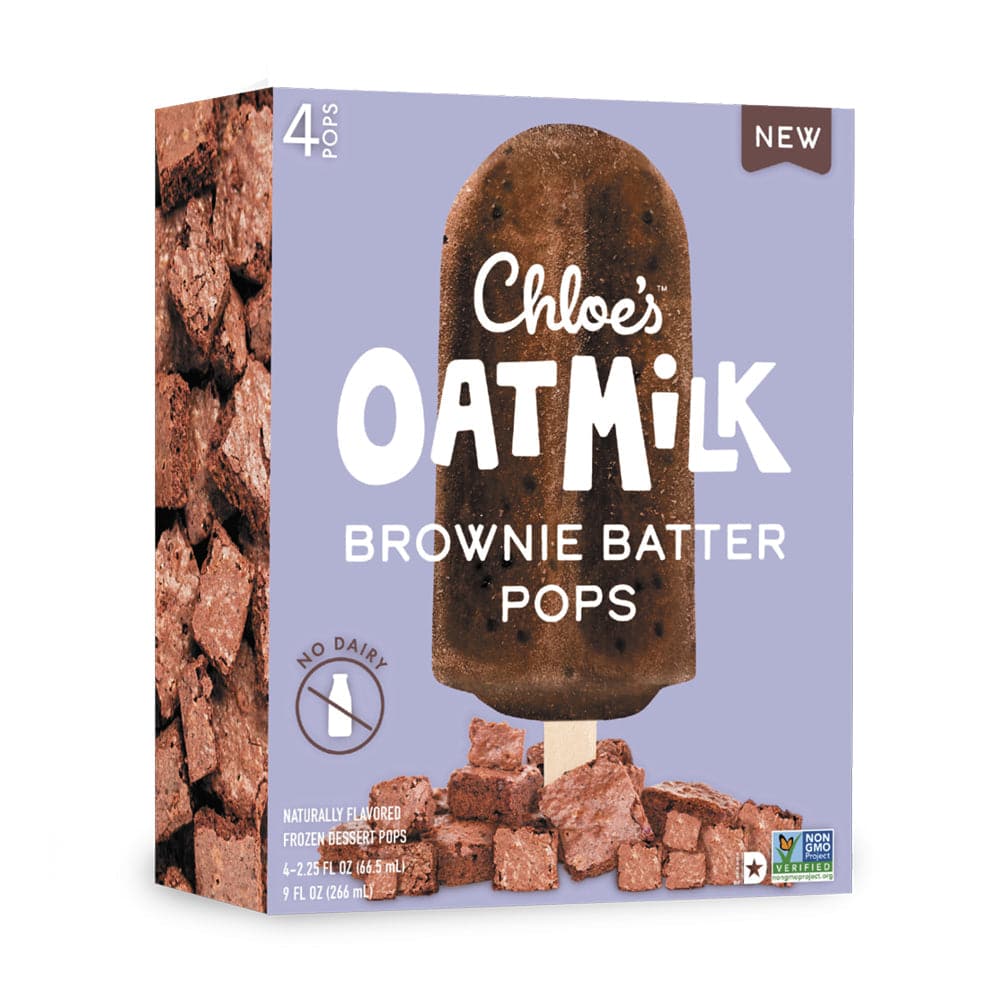 Chloes – Hafermilch Brownie Batter Pops, 9 Oz (Packung mit 6)