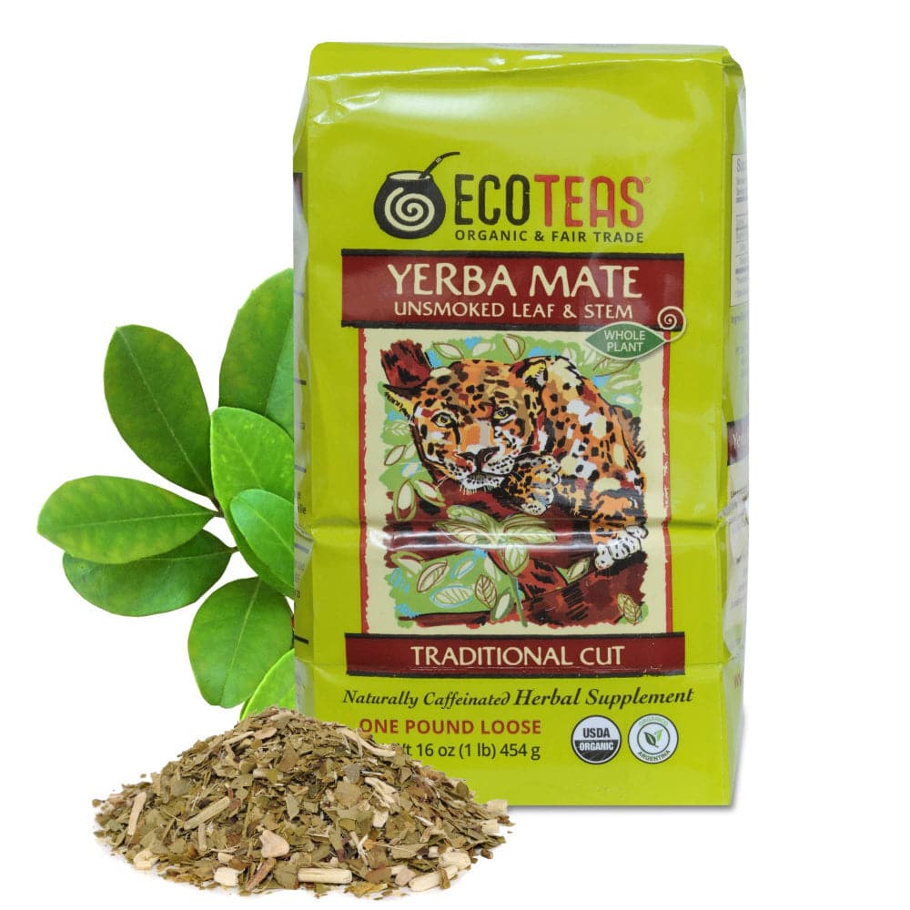 Eco Teas – Organischer loser Blatttee Yerba Mate, 16 oz