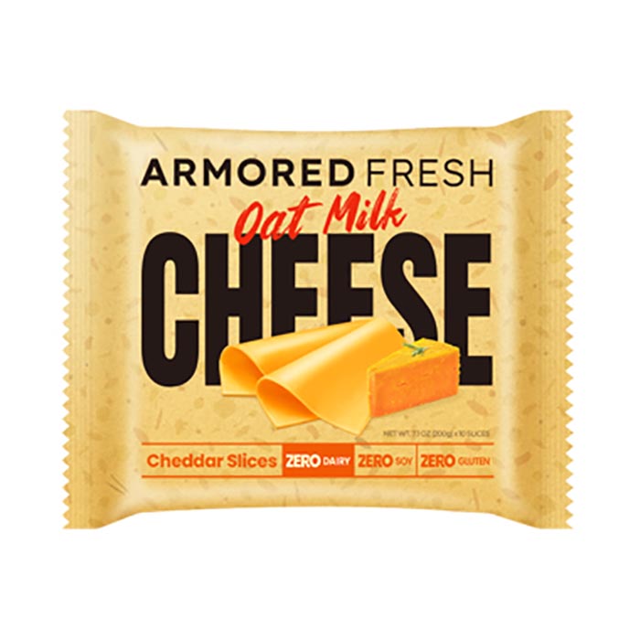 Gepanzerte frische – Hafermilch Cheddar Scheiben, 7,1 oz