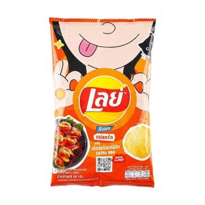 Lays Ridged Kartoffel extra bbq Geschmack