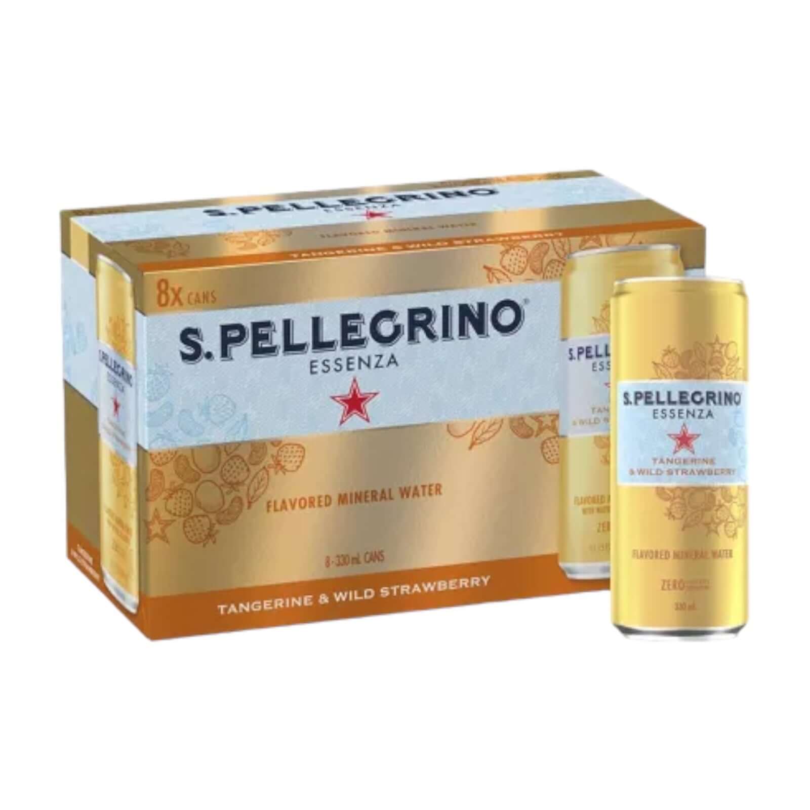 S.Pellegrino Essenza Tangerine & Wilde Erdbeere