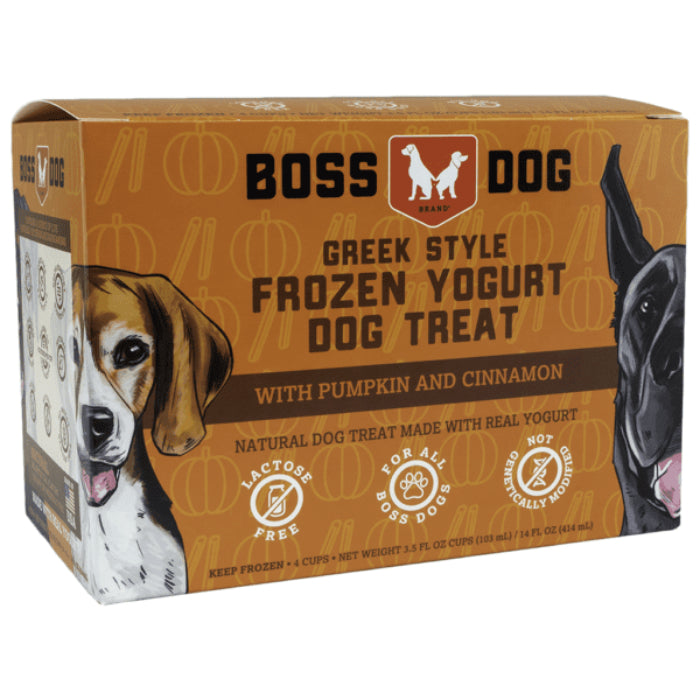 Boss Dog Brand Inc – Joghurt gefrorene Kürbis Zimt, 14 oz – Packung mit 1
