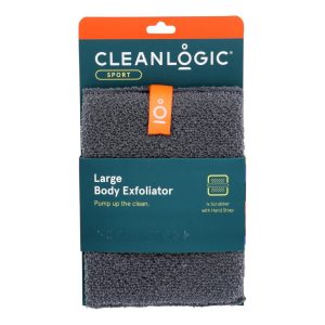 Cleanlogic – Sport Large Körper-Exfoliator Loofah Schwämme, 1 jeweils