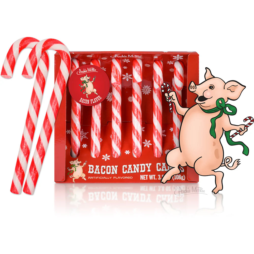 Bacon Süßigkeiten Canes