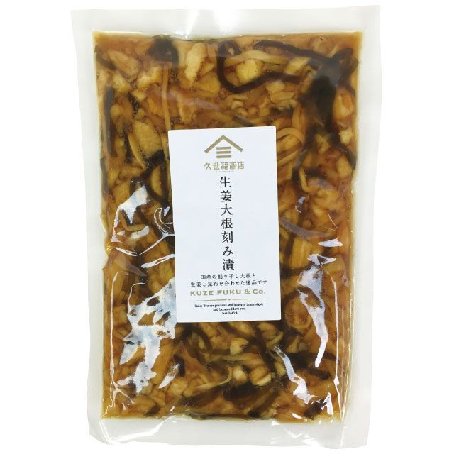 Kuzefukushouten, Shoga Daikon Kizamizuke 150g