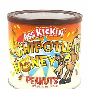 Ass Kickin' Chipotle Honig Erdnüsse, 12oz
