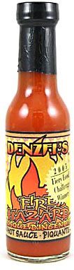 Denzel's Feuergefährdung Chilisauce, 5oz