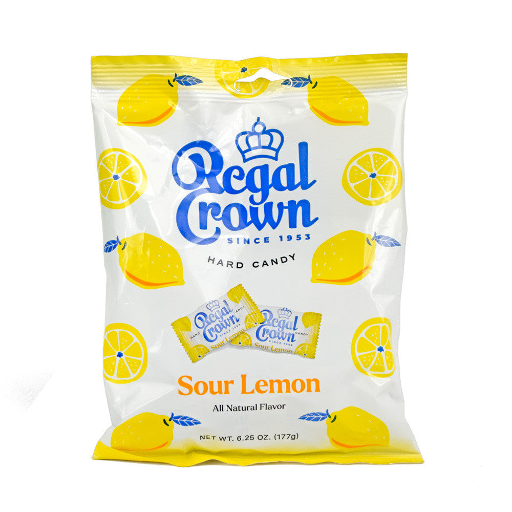 Regal Crown sauer Zitrone hart Süßigkeiten – 6,25 oz