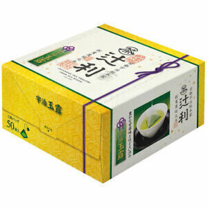 Tsujiri, Uji Gyokuro Grüner Tee, 50 Teebeutel in 1 Schachtel