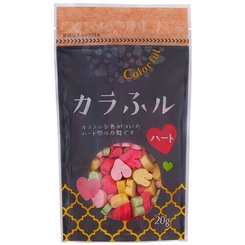 Hitachiya, Bunt, Herzförmig, Fu, Gegrilltes Weizengluten, 20g