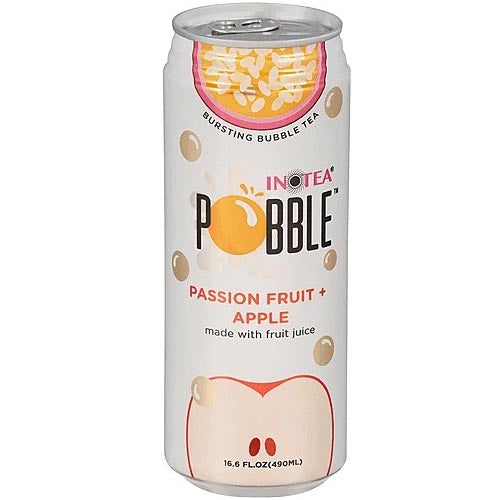 Imoeta – Pobble – Passionsfrucht + Apfel – Bubble Tee platzen – Hergestellt mit Fruchtsaft – 490 ML