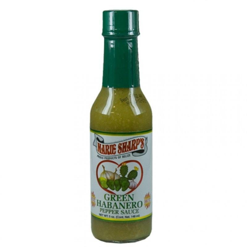 Marie Sharp's Heiße grüne Habanero Pfeffersauce