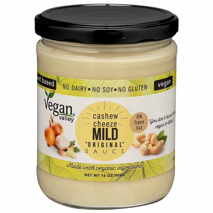 Vegan Valley – Cashew-Käsesauce, 16 Unzen – mehrere Aromen