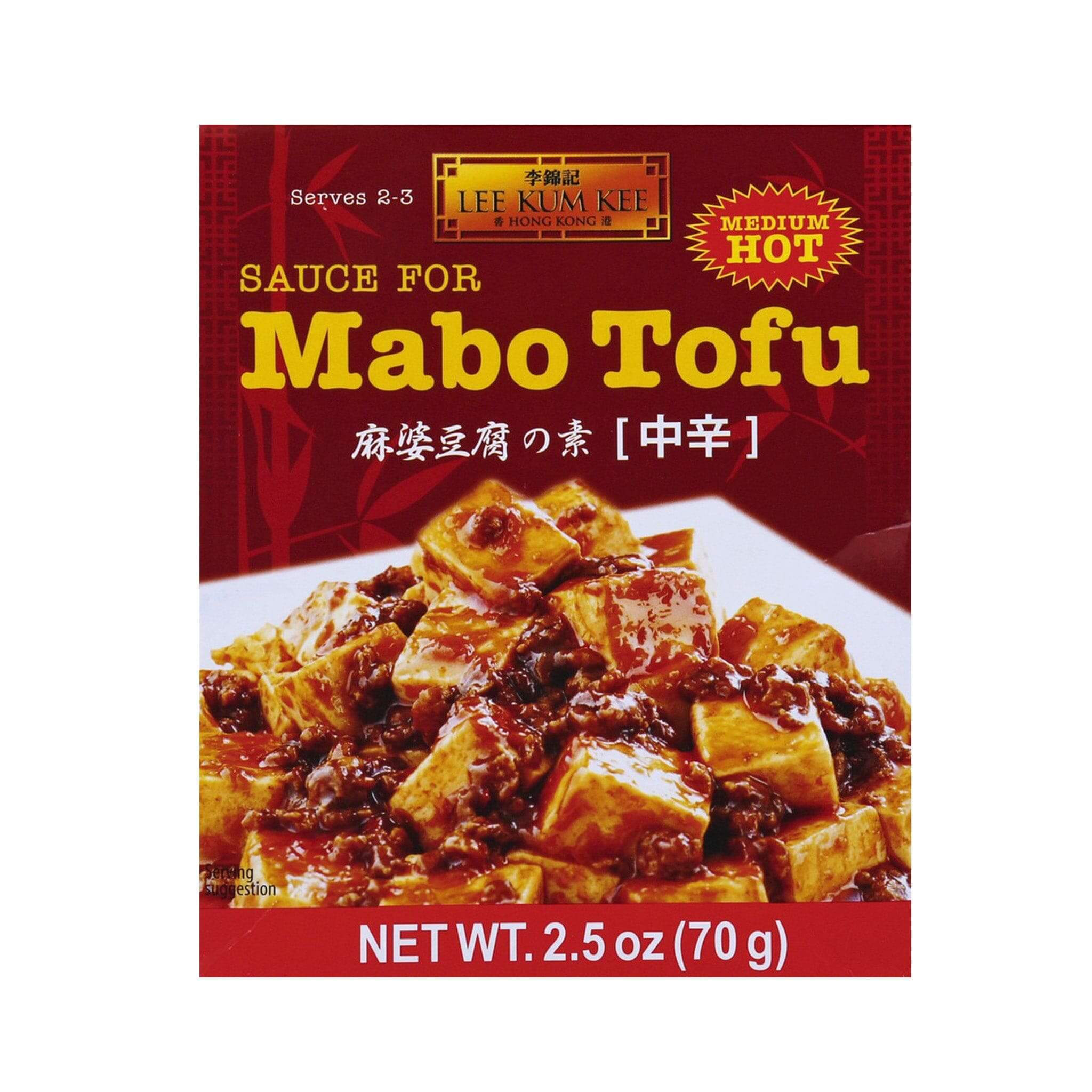 Lee Kum Kee Sauce für Mabo Tofu mittel Hot 2,5 oz