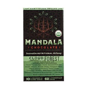 Bio Raw 62% Kakao Wolke Wald Schokolade – 6 x 2,2 Unzen
