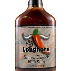 Texas Longhorn Smokey Chipotle Barbecue Soße. – 15oz