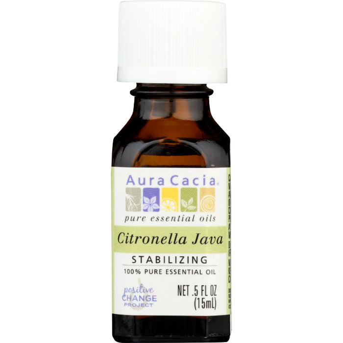 Aura Cacia Ätherisches Öl Citronella, 0,5 oz (Packung mit 1)