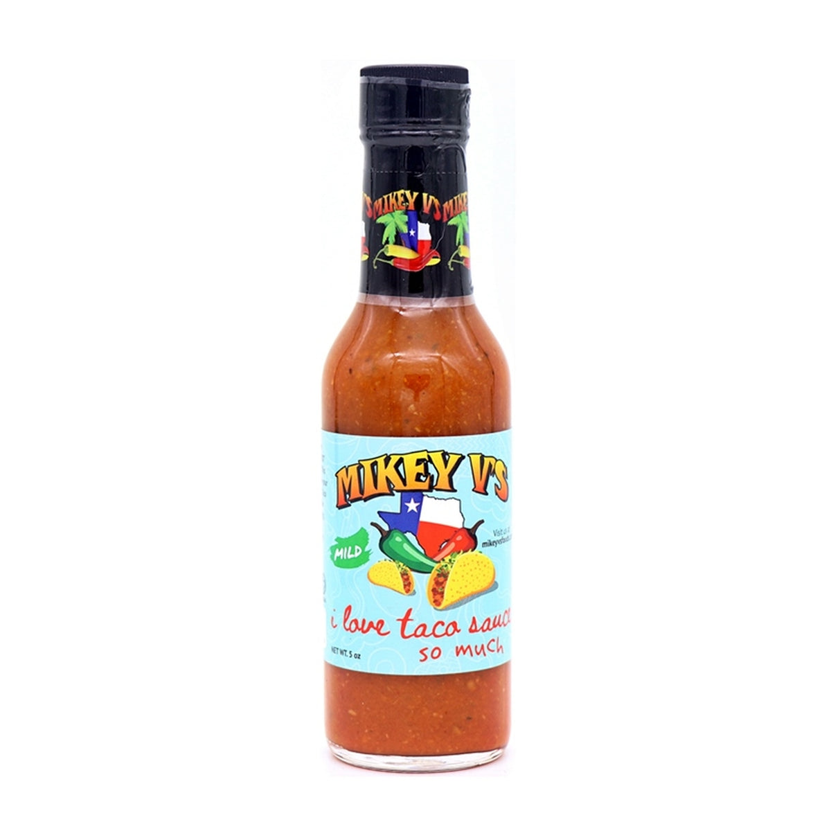 Mikey V's ich liebe Tacos so viel milde Chilisauce