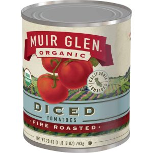 Muir Glen – Fire gebratene Tomaten, 28 Unzen Packung mit 12