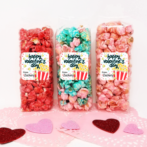 Popcorn Stücke – Valentine Popcorner Party favorisiert