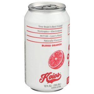 Koios – Blood orange funkelndes Energiegetränk, 12 Unzen
