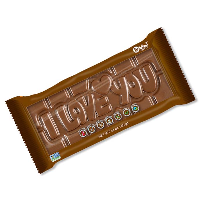 No Whey! Foods – “Ich liebe dich” Milchloser Schokoriegel, 1,4 Unzen