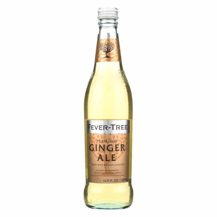 Fever Tree – Premium Ingwer Ale, 16.9 fl oz – Packung mit 8 Stück
