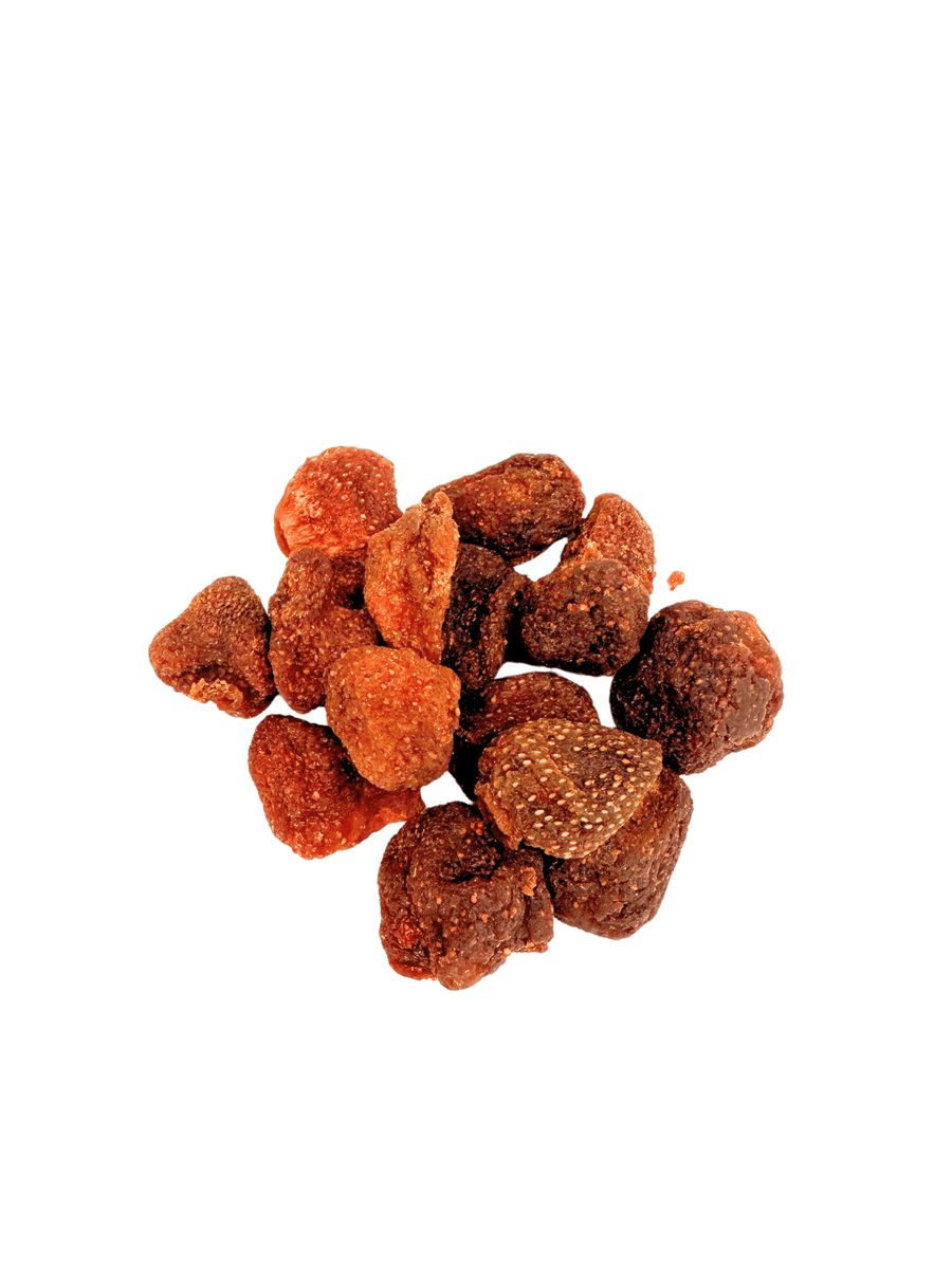 Erdbeeren, getrocknet, ganz, Zucker infundiert, keine Farbstoffe