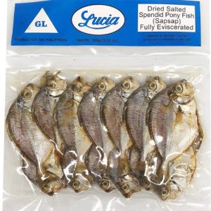 Lucia getrocknete gesalzene Ponyfische – Saftsap – vollständig ausgeweidet – 100 g