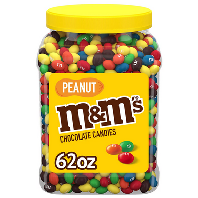 M&M's Erdnussschokolade M&M Süßigkeiten, 62 oz