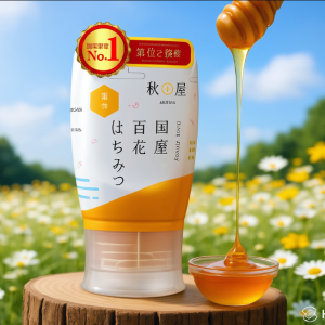 Akita-Ya Hyakka Honig Reiner Japanischer Honig 300g – Tokyo Sakura Mall