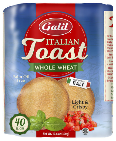 Galil Vollkorn Italienischer Toast 40 Scheiben, 10,6 oz