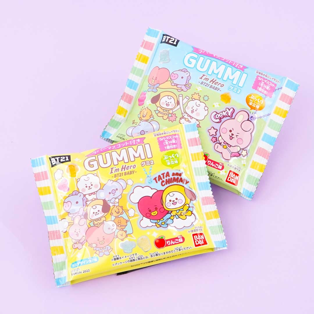 BT21 Baby ich bin Hero Charm mit Gummy