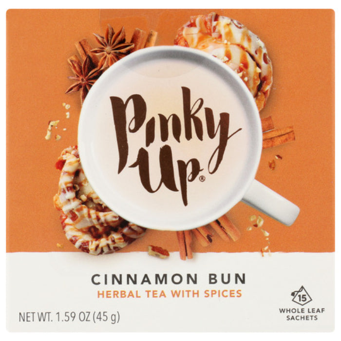 Pinky Up Teebeutel Zimt Bun 1.59 OZ – Packung mit 6