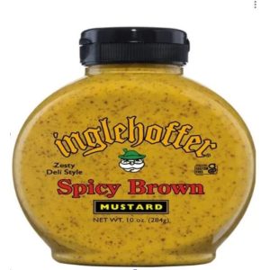 INGLEHOFFER Senf spzig braun sqz 10 Unzen – Packung mit 6
