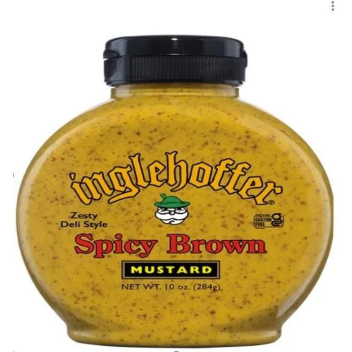 INGLEHOFFER MUSTAD SPCY Braun SQZ 10 OZ – Packung mit 6