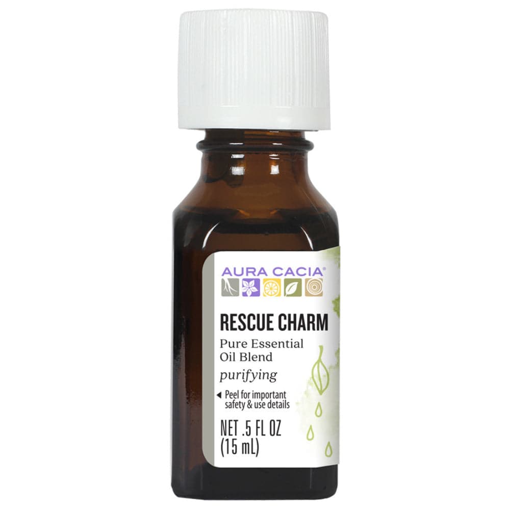 Aura Cacia Ätherisches Öl Blend Rescue Charm,.5 fl oz