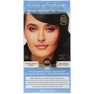 Farbtöne der Natur – 2N natürlich Darkest Braun Permanent Hair Dye, 4,4 fl