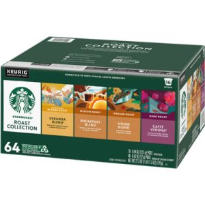 Starbucks Bratensammlung k-Tasse Hülsen, Sortenpackung, 64 Anzahl