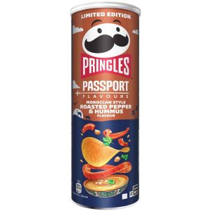 Pringles Passport – Moroccan Style gerösteter Pfeffer und Hummus