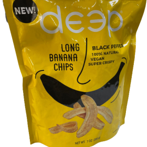 Deep lange Bananenchips schwarzer Pfeffer – 7oz / 200g